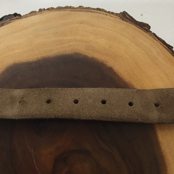 Massimo Dutti Women’s Brown Suede Leather Belt - Picture 6 of 7